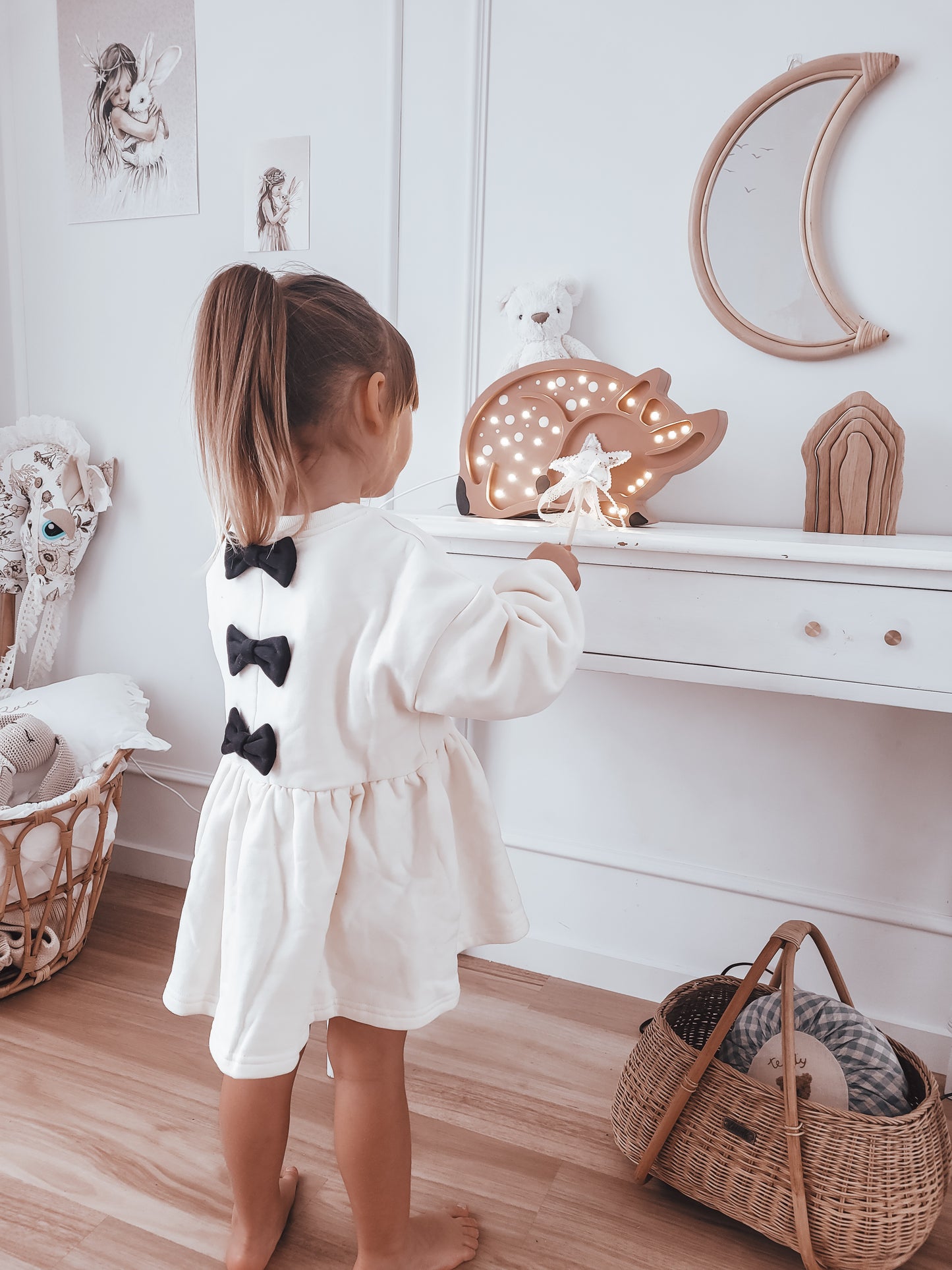 Winter Bow Peplum