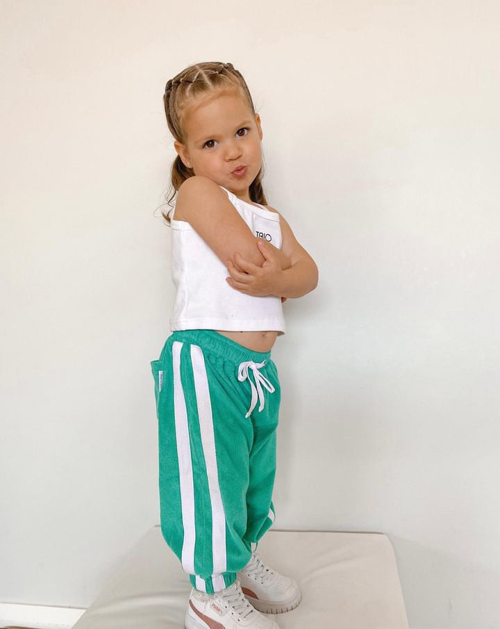 Sea Green Terry Pant