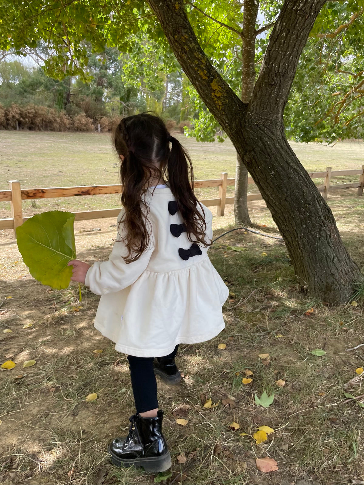 Winter Bow Peplum