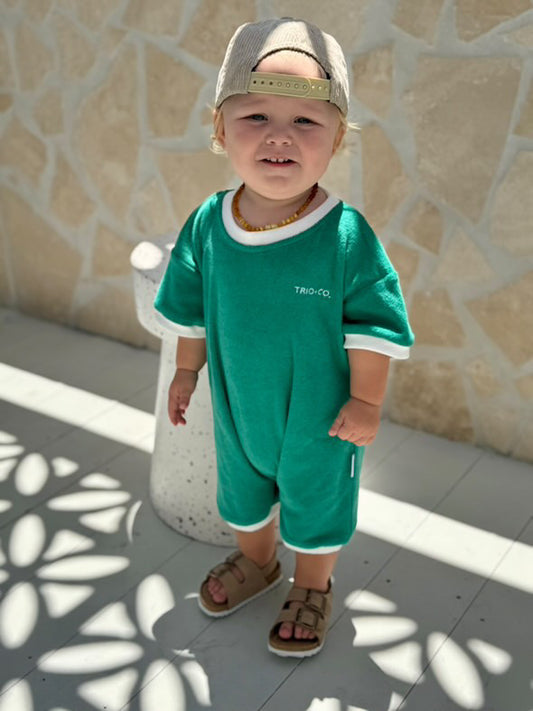 Sea Green Romper